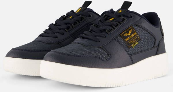 PME Legend Gobbler Sneakers blauw Imitatieleer