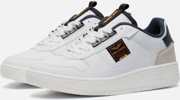 PME Legend Gobbler Sneakers wit Imitatieleer