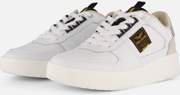PME Legend Gobbler Sneakers wit Imitatieleer