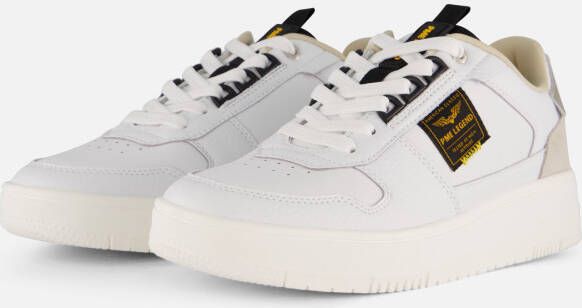 PME Legend Gobbler Sneakers wit Imitatieleer