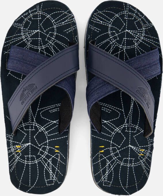 PME legend Haig Slippers blauw Textiel