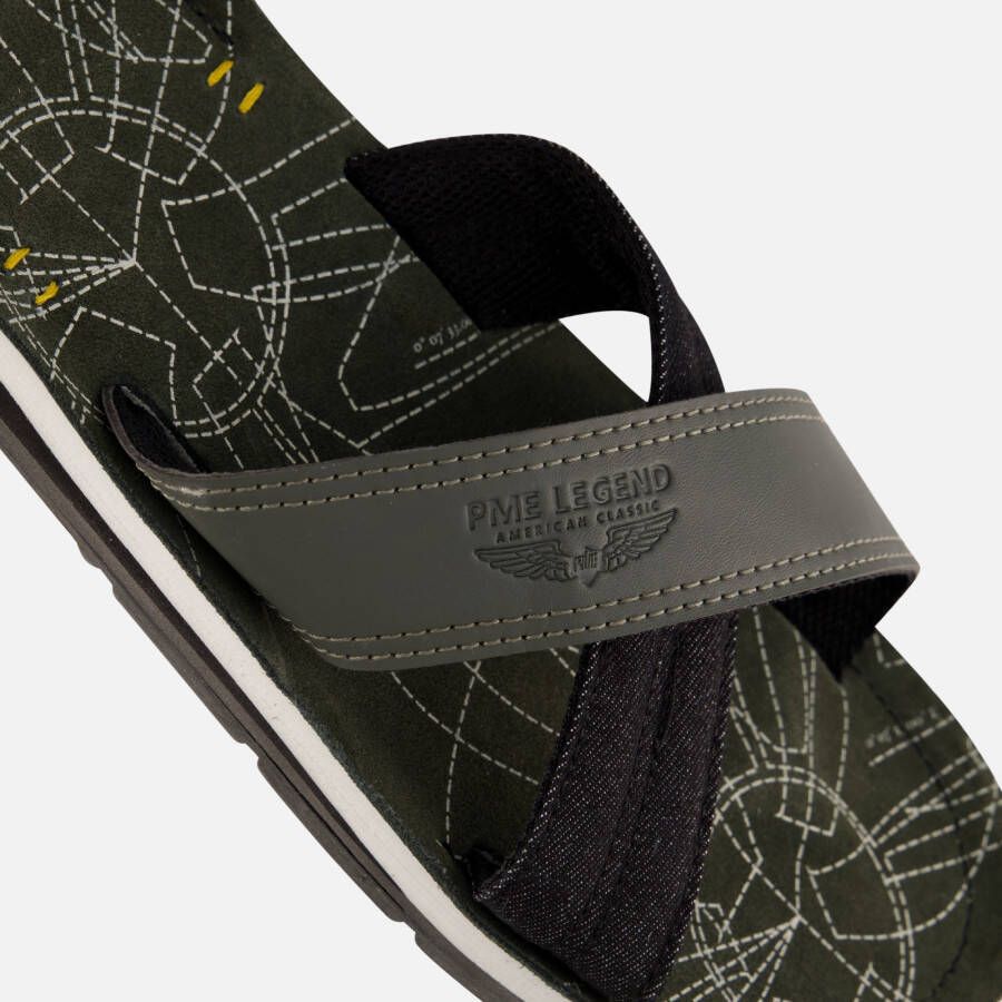 PME Legend Slippers Haig PBO2404330-6022 Grijs