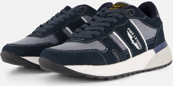 PME Legend Jet Lifter Sneakers blauw Imitatieleer