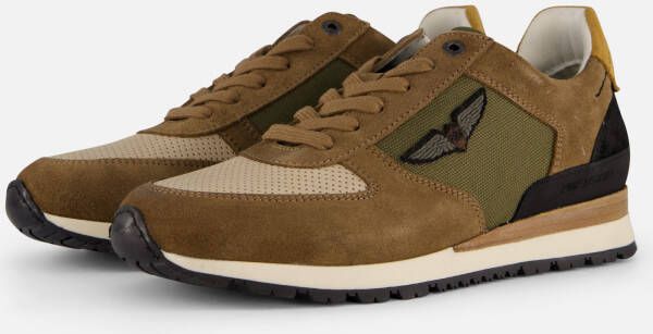 PME Legend Lockster Sneakers groen Leer