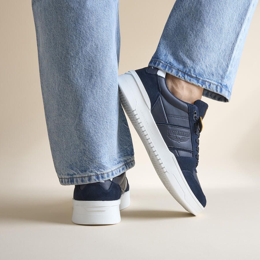 PME Legend Brycepoint Sneakers Leren Sneaker Heren Blauw - Foto 3