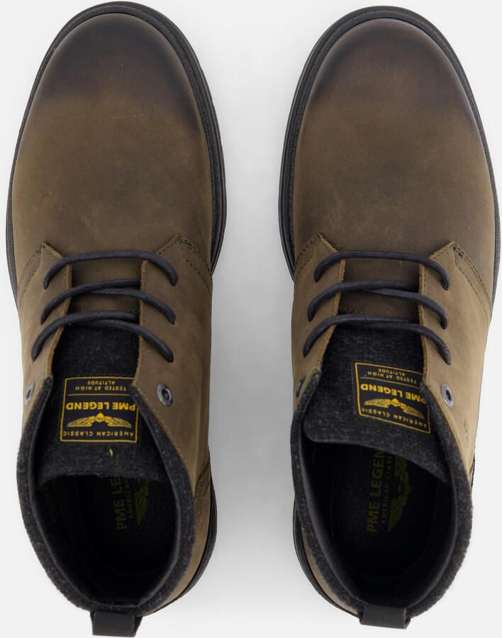 PME Legend Fleetman Veterboots Laarzen Met Veters Heren Groen - Foto 4