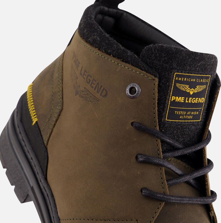 PME Legend Fleetman Veterboots Laarzen Met Veters Heren Groen - Foto 6