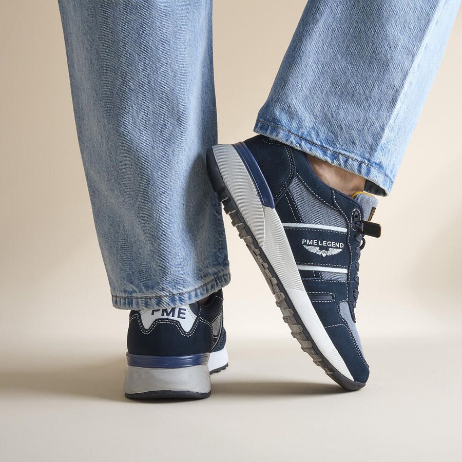 PME Legend Jet lifter blauw sneakers heren (PBO2503150-5020) - Foto 5