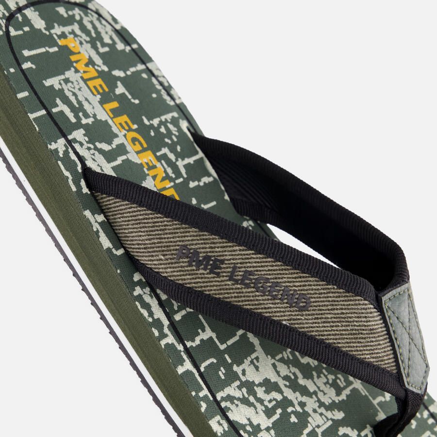 PME Legend Jetflap Slipper groen Textiel - Foto 2