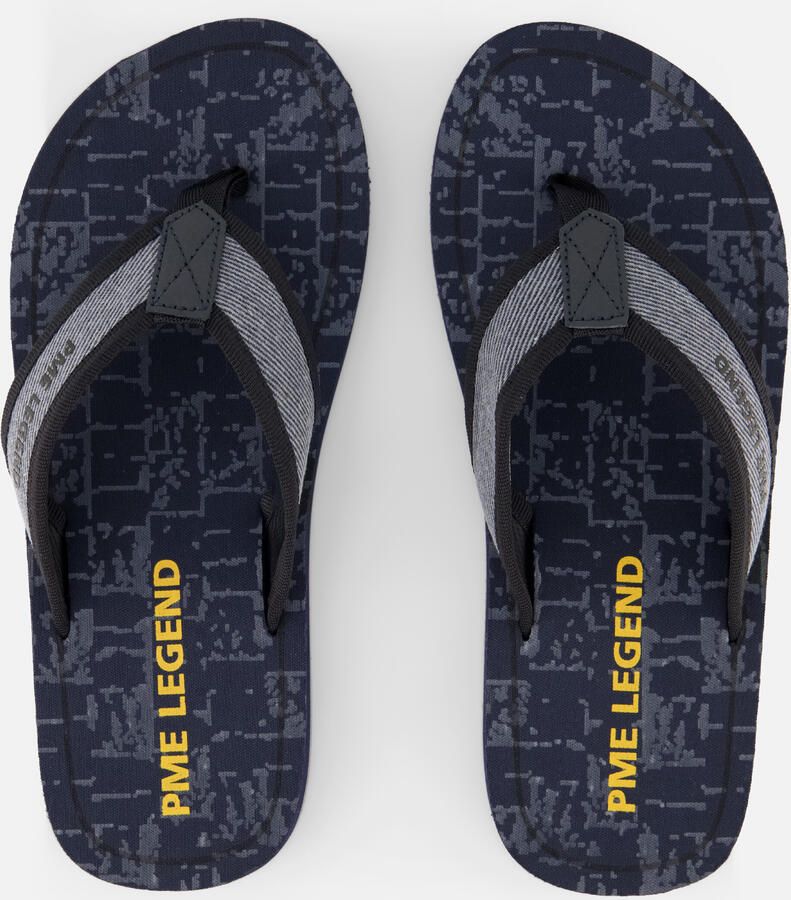 PME Legend Jetflap Slippers blauw Textiel - Foto 3
