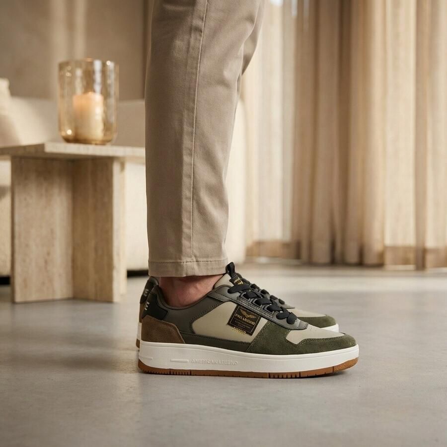Cycleur De Luxe PME Legend Gobbler beige groen sneakers heren (PBO2602000-15) - Foto 2