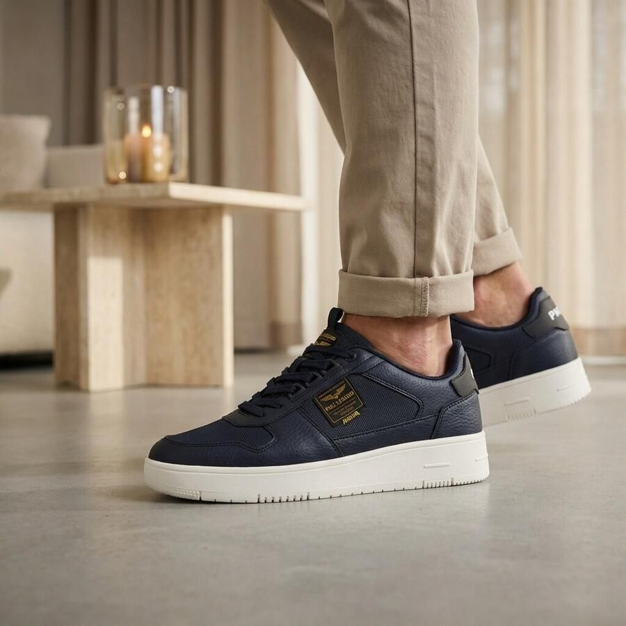 PME Legend Heren Sneakers Gobbler Navy Donkerblauw - Foto 2