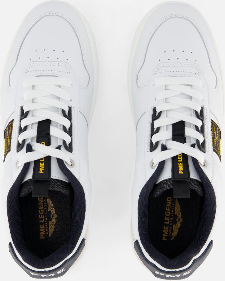 PME Legend Gobbler Lage sneakers Leren Sneaker Heren Wit - Foto 2
