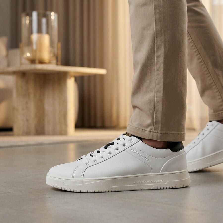 PME Legend Lexicone Veterschoenen Laag Wit - Foto 4