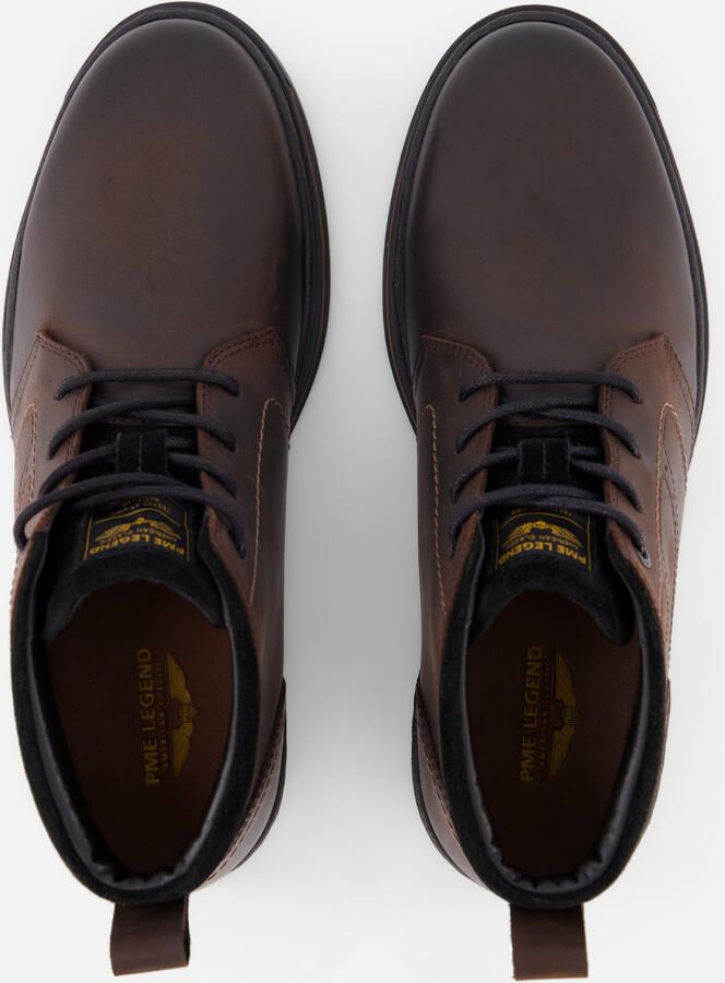 PME Legend P.M.E. Tarmac DB-10 Cognac D21 Hoge Veterschoenen Mat Bruin Leer Heren Bruin - Foto 13