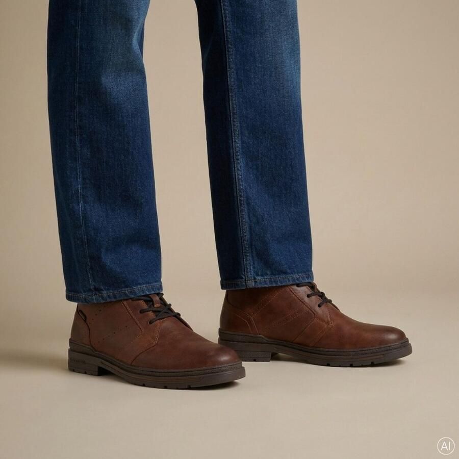 PME Legend P.M.E. Tarmac DB-10 Cognac D21 Hoge Veterschoenen Mat Bruin Leer Heren Bruin - Foto 8