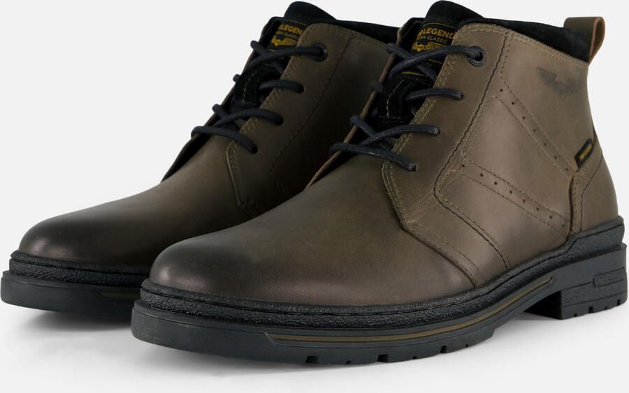 P.M.E. Tarmac DB-10 Green E00 Hoge Veterschoenen Groen Leer Heren - Foto 6