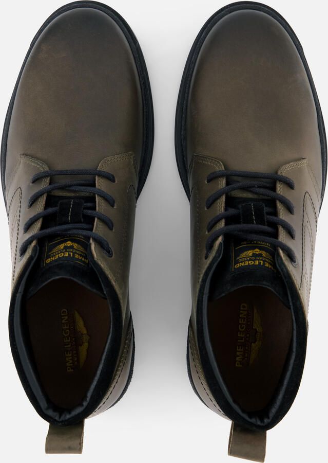 P.M.E. Tarmac DB-10 Green E00 Hoge Veterschoenen Groen Leer Heren - Foto 3