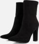 POSH by Poelman Enkellaarsjes zwart Textiel Dames - Thumbnail 2