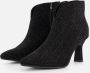 POSH by Poelman Enkellaarsjes zwart Textiel Dames - Thumbnail 2