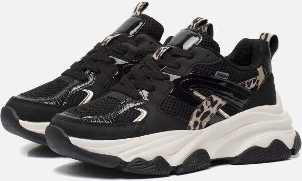 POSH by Poelman Gigi Sneakers zwart Synthetisch