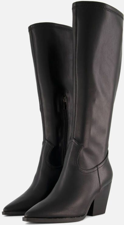 POSH by Poelman Hoge laarzen zwart Pu