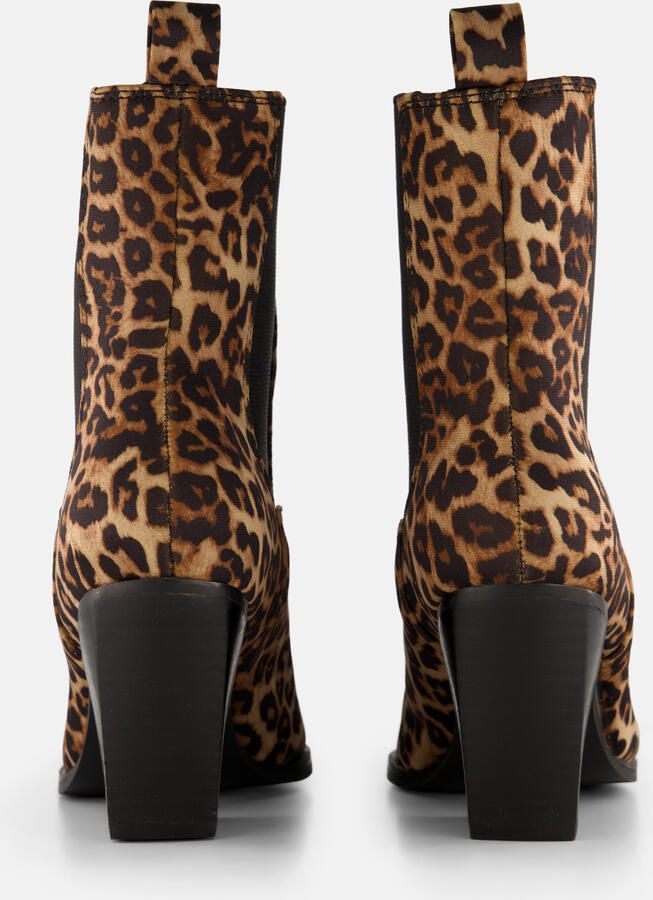 POSH by Poelman Chelsea boots met hak bruin Pu - Foto 2