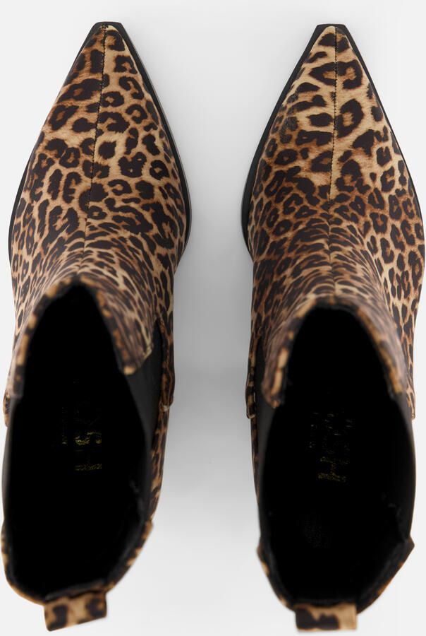 POSH by Poelman Chelsea boots met hak bruin Pu - Foto 3