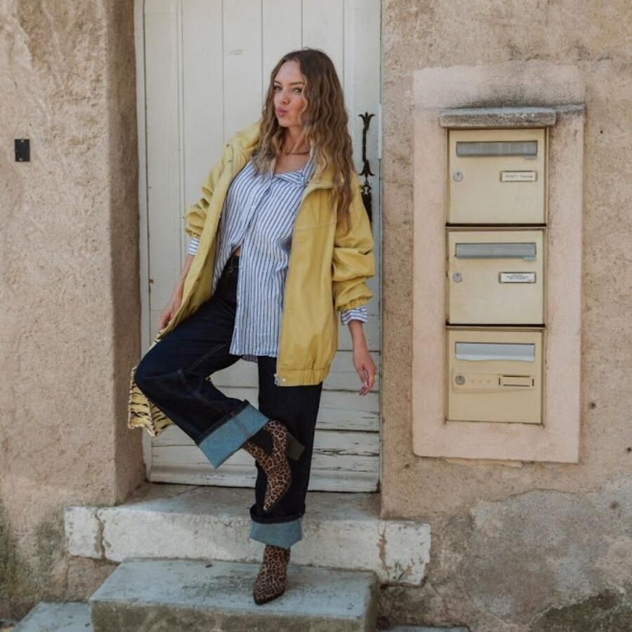 POSH by Poelman Chelsea boots met hak bruin Pu Dames - Foto 2