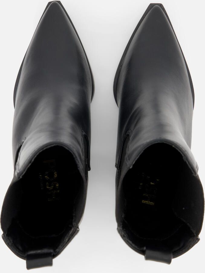 POSH by Poelman Chelsea boots met hak zwart Pu Dames - Foto 4
