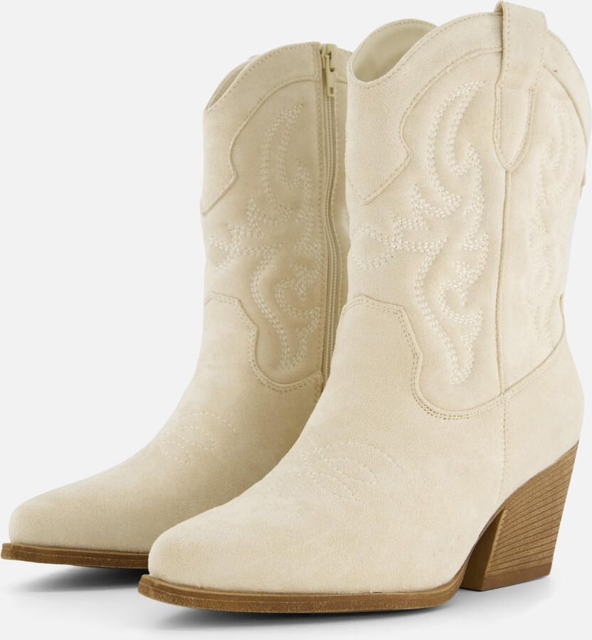 POSH by Poelman Cowboylaarzen beige Synthetisch - Foto 2