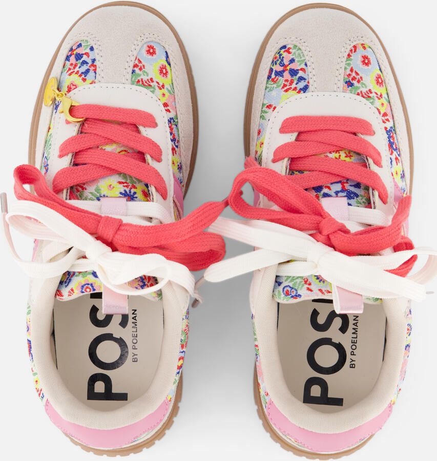 POSH by Poelman Posh Flower Sneakers beige Syntetisch Dames - Foto 4