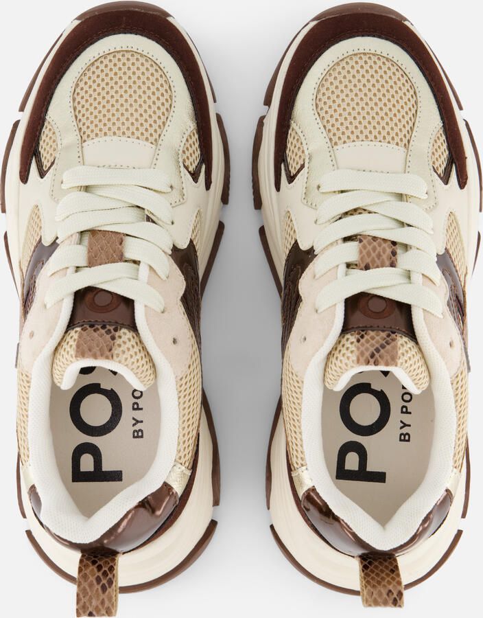 POSH by Poelman Posh Gigi Sneakers beige Dames - Foto 3