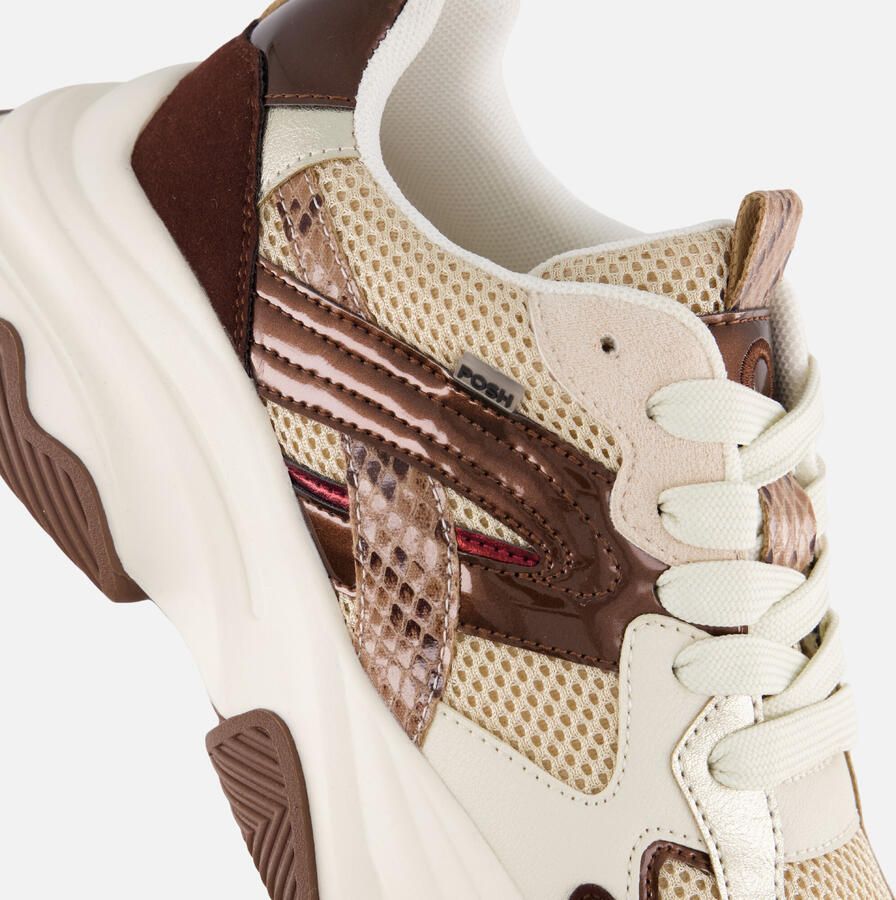POSH by Poelman Posh Gigi Sneakers beige Dames - Foto 5