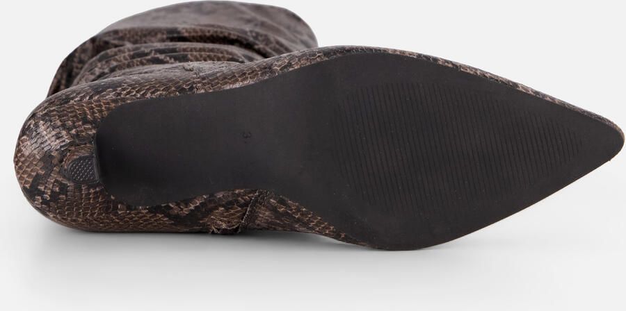 POSH by Poelman Posh Lange Laarzen Snake bruin - Foto 5
