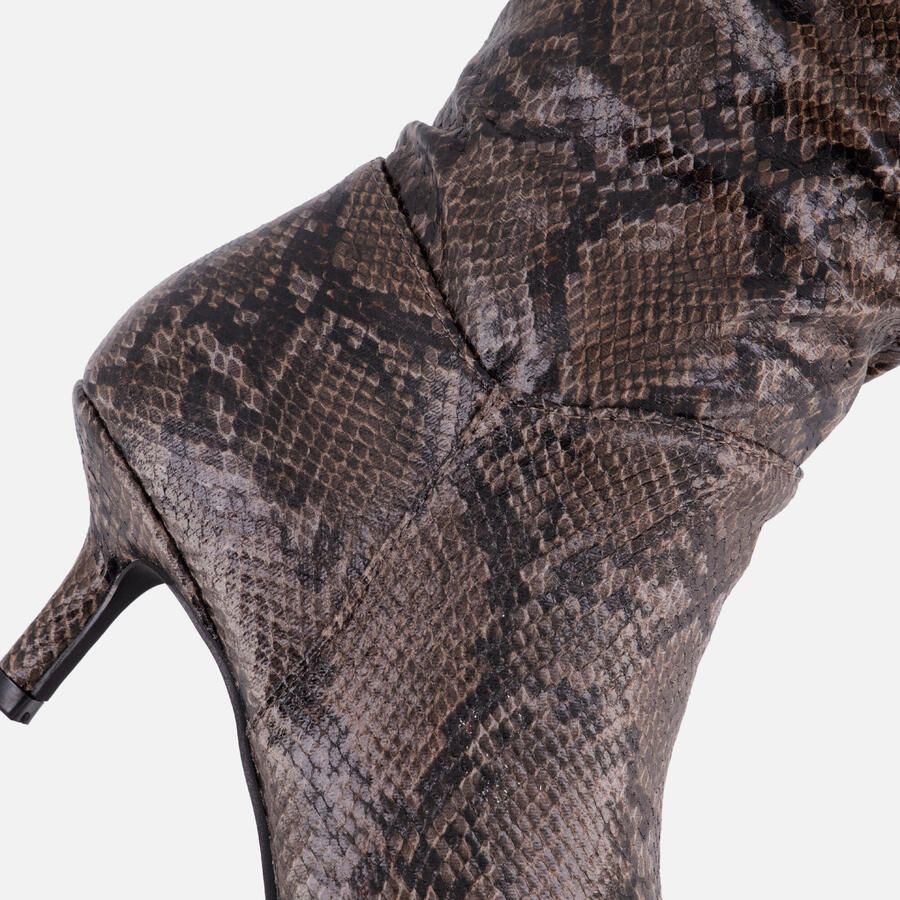 POSH by Poelman Posh Lange Laarzen Snake bruin - Foto 2