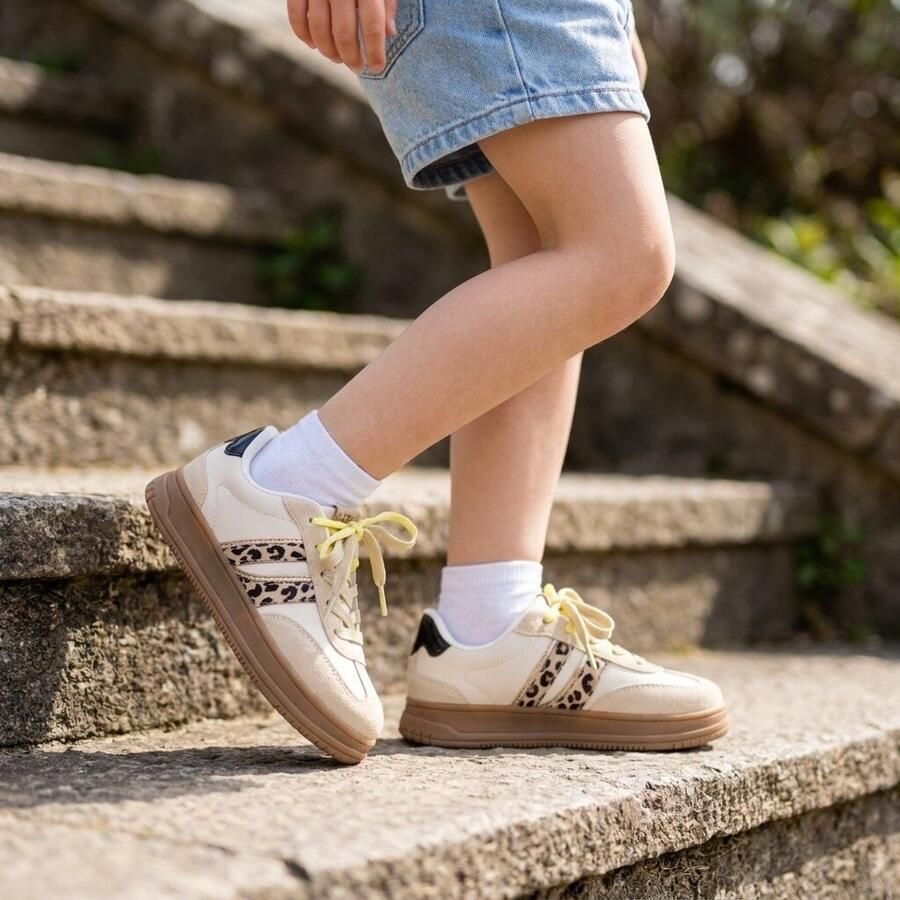 POSH by Poelman Posh Leopard Sneakers beige Synthetisch Dames - Foto 2