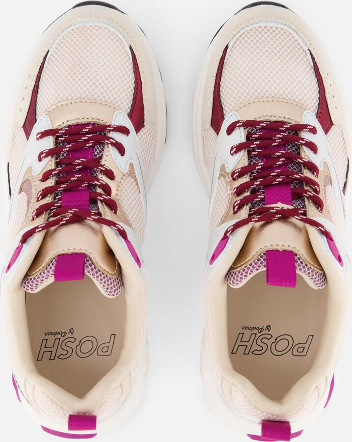 POSH by Poelman Posh sneakers beige paars Synthetisch Dames - Foto 2