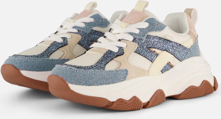 POSH by Poelman Posh Sneakers blauw Synthetisch Dames