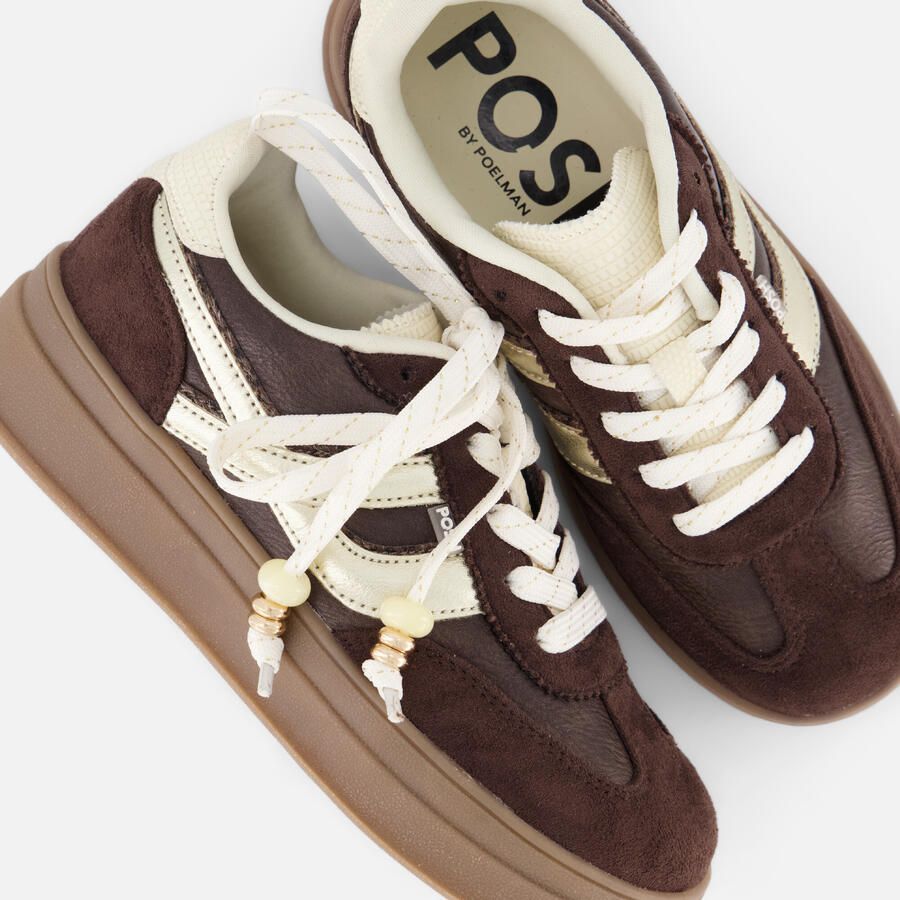 POSH by Poelman Posh sneakers Bruin et kraaltjes Dames - Foto 2