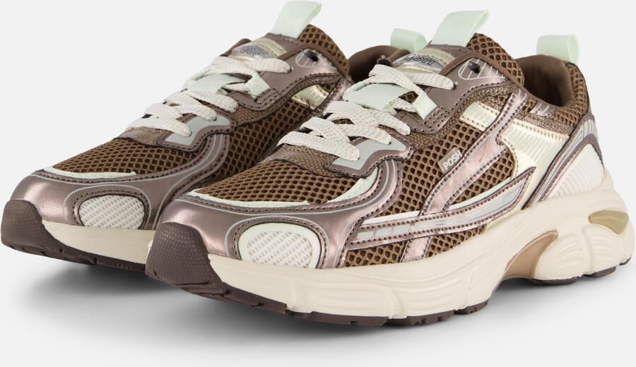 POSH by Poelman Posh Sneakers bruin Synthetisch - Foto 4