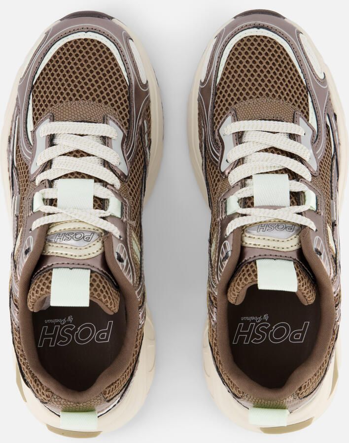 POSH by Poelman Posh Sneakers bruin Synthetisch - Foto 2