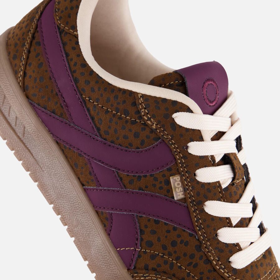 POSH by Poelman Posh Sneakers bruin Synthetisch Dames - Foto 5