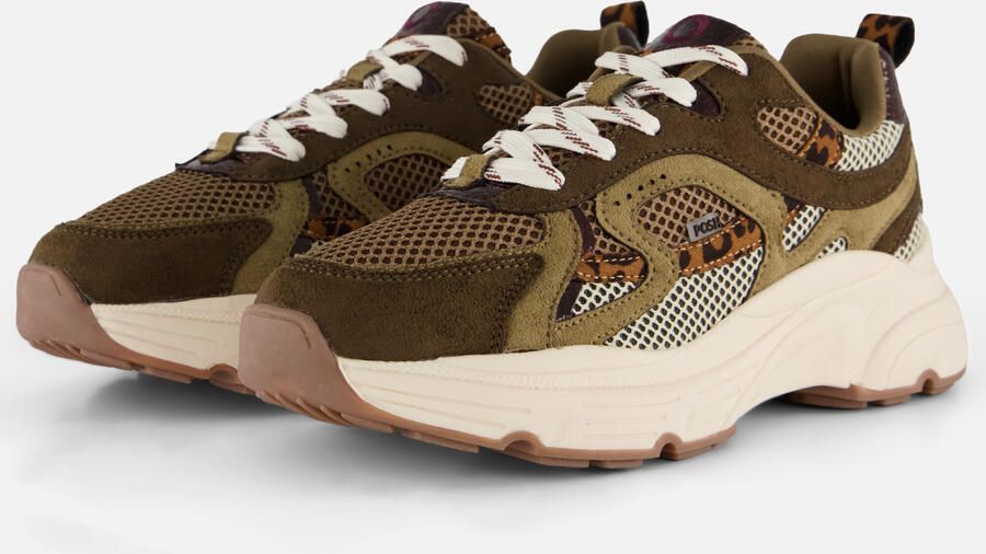 POSH by Poelman Posh Sneakers groen Dames - Foto 5