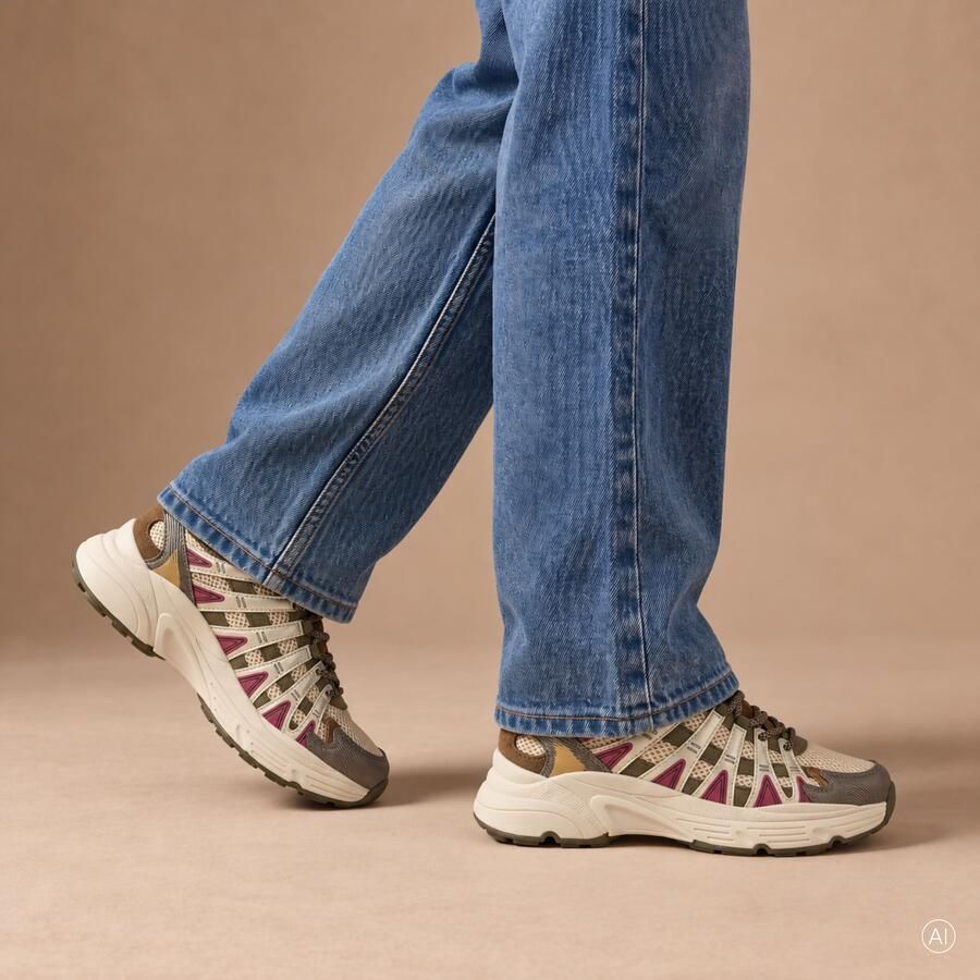 POSH by Poelman Posh Sneakers groen Dames