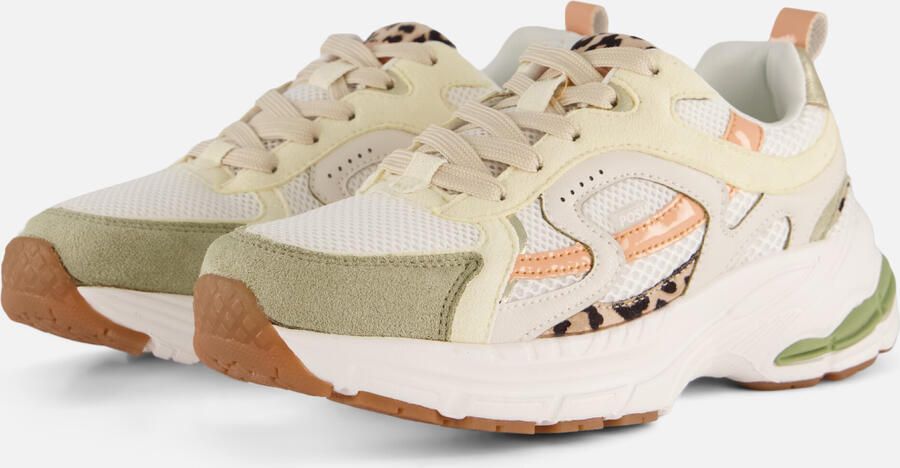 POSH by Poelman Posh Sneakers groen Synthetisch Dames