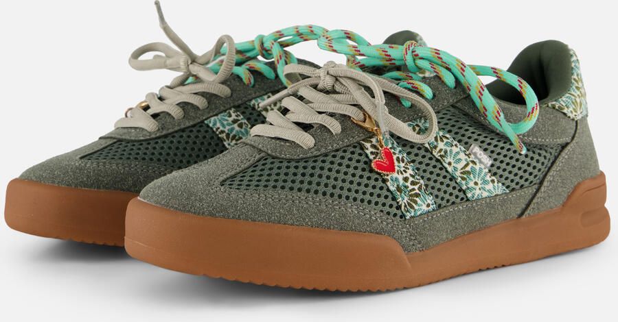 POSH by Poelman Posh Sneakers groen Synthetisch Dames