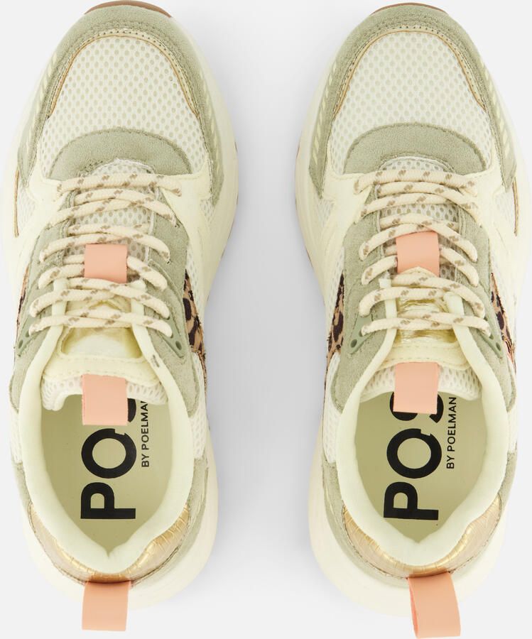 POSH by Poelman Posh Sneakers groen Synthetisch - Foto 3
