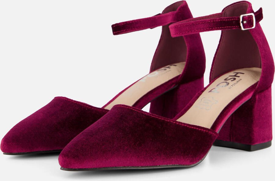 POSH by Poelman Pumps bordeauxrood Textiel Dames - Foto 4