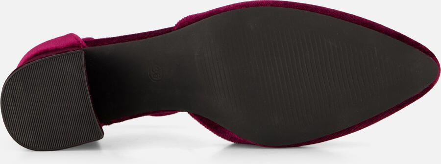 POSH by Poelman Pumps bordeauxrood Textiel Dames - Foto 5